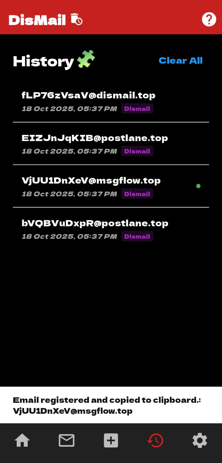 Dismail App Screenshot 4