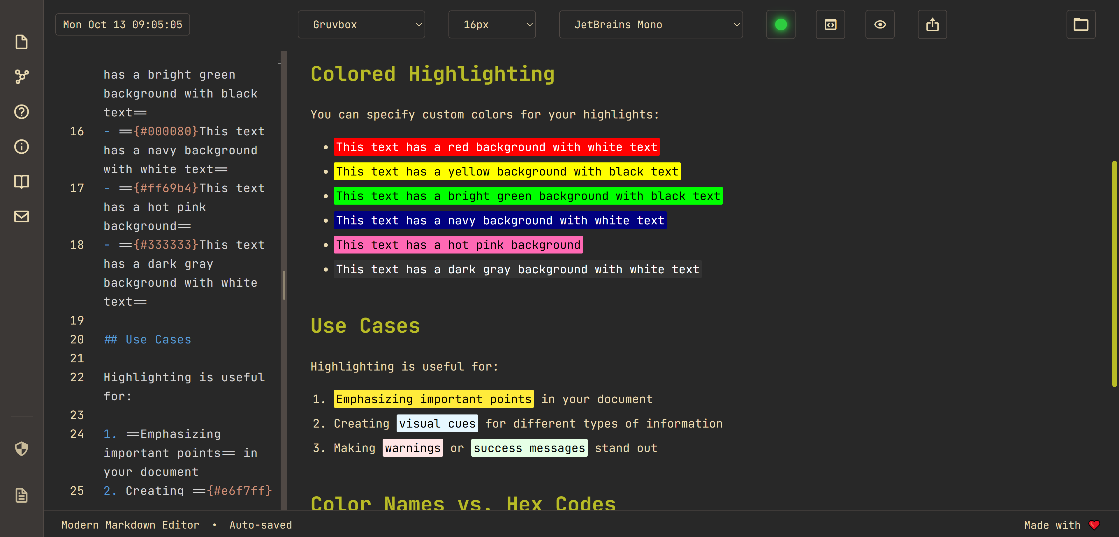 Modern Markdown Editor
